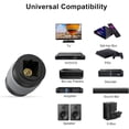 thumbnail image 5 of 2X Toslink Adapters (Toslink Female to Female), Toslink Extension Cable Digital Optical Audio Cable (TOS Cable), S/PDIF Cable, 5 of 5