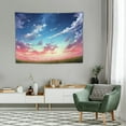 thumbnail image 2 of COMIO Anime Sky Tapestry, Starry Star Scenery Tapestries, Sunset Cloud Pink and Blue Tapestry for Bedroom Living Room 40x30 Inch, 2 of 7