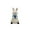 easter bunny decor, variant on 5.9 Inch Bunny Decoration, Spring Easter Adorable Outfitted Figurine With Realistic Textures, For Party Home Festival Desktop Bedside Mantle Countertop Shelves Easter Gift