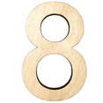 thumbnail image 1 of 16" Tall MDF Number 8 | 1/4" Thick Birch | Krafty Supply Letters | Arial | Wooden Letter, 1 of 3