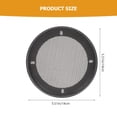 thumbnail image 2 of BRIGHTFUFU 2Ud Protector Para Parlante De Plástico Y Hierro Color Negro Para Cubierta Decorativa De Subwoofer, 2 of 6