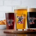 thumbnail image 4 of Freedom French Bulldog on Independence Day 4th of July 16oz Pint Beer Glass Mug Dog Lover Gifts Beer Glasses Cup - 01005, 4 of 5