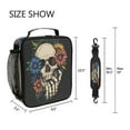 thumbnail image 5 of ALAZA Funny Skull with Hand Lunch Box Insulated Lunch Bag Reusable Thermal Cooler Tote School Picnic, 5 of 6