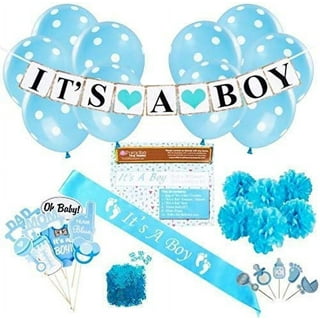 60 PIECES BLUE PLASTIC BABY CLOTH PINS BABY SHOWER FAVORS PARTY DECORATION  BOY 1 1/4 