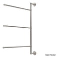 thumbnail image 2 of Dottingham 3 Swing Arm Vertical 28-in Towel Bar in Antique Pewter, 2 of 5