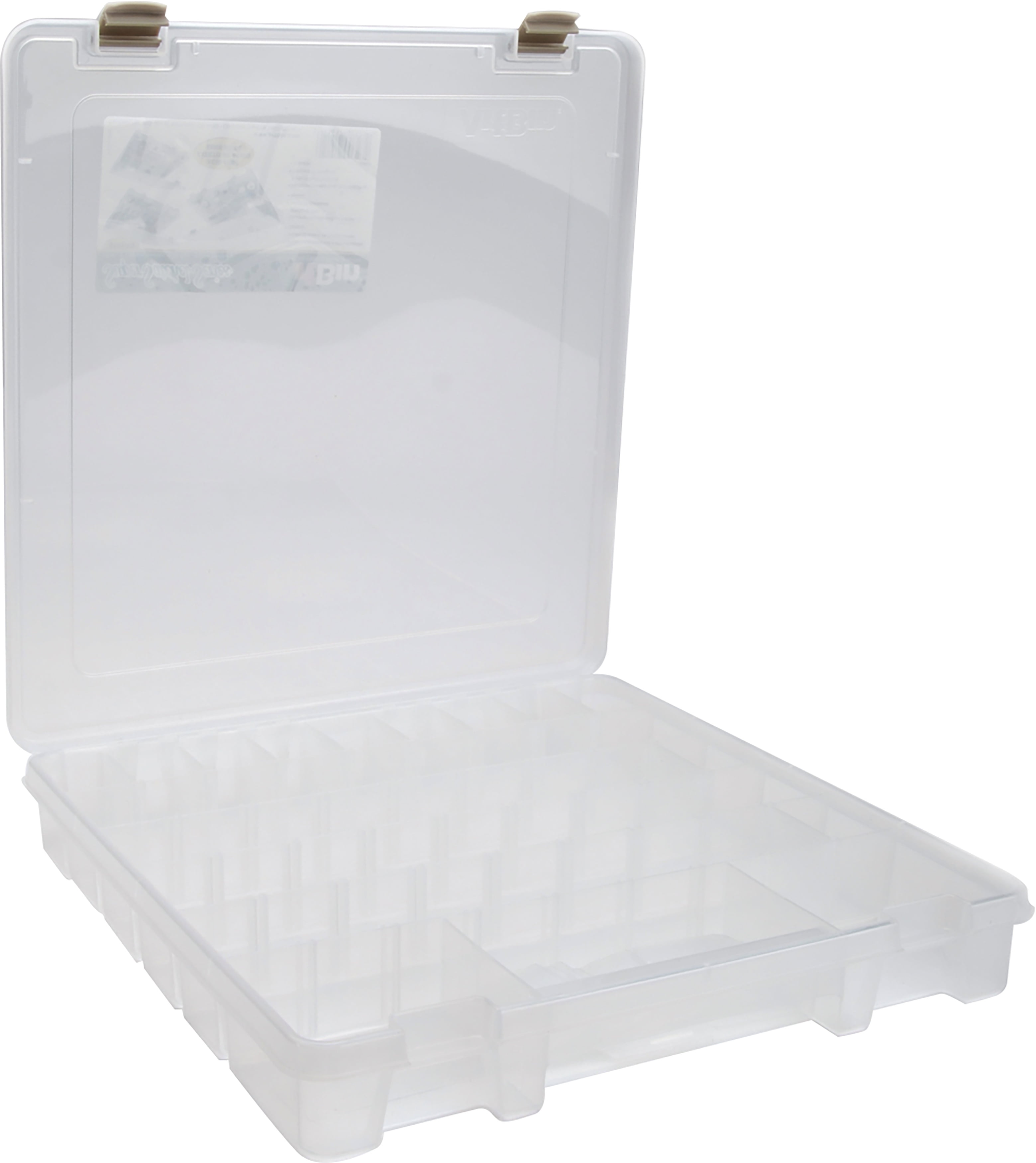 ArtBin, Slim, Removable Dividers, 8 Fixed Dividers, 20 Removable Dividers, Clear, Scrapbook Storage Case, 1Piece, 9101AB