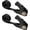 8 ft, Black, variant on 2 count Endless Ratchet Tie Down Straps, 8'x1" Heavy Duty Ratcheting Securing Straps with Track Spring Fittings, Nylon Cargo Tie Downs Hookless Ratchet Strap for RV (Black)