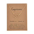 thumbnail image 1 of Collares de signo del zodiaco de estrella de cartón para mujer, gargantilla de cadena con dijes de cristal, 12 Constelaciones, regalo de joyería de cumpleaños, 1 of 4