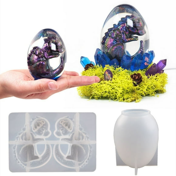 Dvkptbk Silicone DIY Props Resin Casting Fondant Molds Epoxy Resin Molds Home & Garden