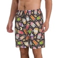 thumbnail image 2 of Naloa Boba Milk Tea Men's Beach Shorts, Surfing shorts, Swim trunks, Quick Dry Swim Trunks for Surfing Beach Fun - Medium, 2 of 9