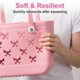 thumbnail image 3 of TRANSLINK Women's EVA Beach Tote Bag 11" Waterproof Small Sand-Resistant Carryall for Pool Vacation Storage Bin, 3 of 7