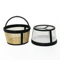 thumbnail image 3 of 4PCS Coffee filter, tea filter, FDA filter, 304 stainless steel mesh, nylon coffee machine filter coffee accessories 4 cups, 3 of 6