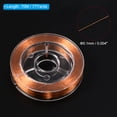 thumbnail image 2 of Uxcell 70M/77 Yards 200D Metallic Fishing Rod Guide Wrapping Thread, Orange, 2 of 5