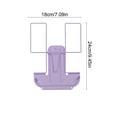 thumbnail image 4 of Uscallm Portable Support de Livre pour Lecture, Support de Partition en Métal Pliable, Support de Bureau Réglable pour Livres de Cuisine et Tablettes Sheet Music, 4 of 7