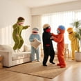thumbnail image 5 of 𝑲𝑰𝑫𝑺 Big Mouth Funny Monster Onesie With Comb Hooded 𝑷𝑨𝑱𝑨𝑴𝑨𝑺 | Silly Big Mouth Monsters Plush Jumpsuit with Pocket Cozy Home Soft Plush Home Loungewear 2027 Halloween Family Costumes, 5 of 7