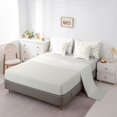 thumbnail image 3 of Manfei Minimalist Stars 7-Piece Twin Bedding,Sprinkle Print Bedding Comforter Set,Gray Purple,Light Gray Reversible, 3 of 7