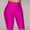 Hot Pink, variant on Womens High Waisted Leggings Tight fit Solid Color Short Yoga Pants Inseam Athletic Leggings Trendy 2025