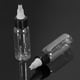 thumbnail image 3 of Botella transparente de plástico para tinta de tatuaje, pigmento, maquillaje, tapa giratoria, color blanco, 30 ml (5 unidades), 3 of 7
