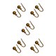 thumbnail image 2 of Advancent 2 piezas cortina Tieback en forma de U elegante antioxidante hogar sala de estar gancho sujetador accesorios cian bronce Type2 NO2, 2 of 6