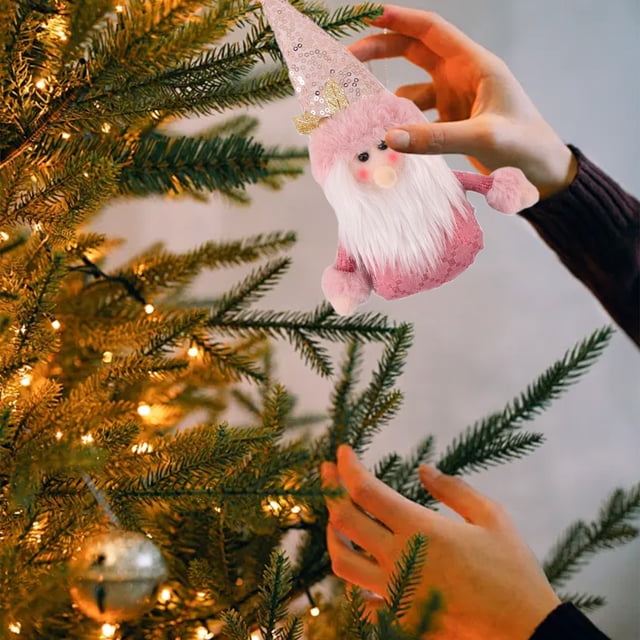 pstuiky Lindo colgante de árbol de Navidad con muñeco de nieve anciano decoración de muñeco de nieve decoración de escena decoración navideña