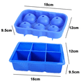 thumbnail image 2 of Molde para hacer bolas de hielo de whisky, molde para hacer bolas de hielo de silicona con tapa individual de fácil llenado., 2 of 5