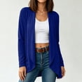 thumbnail image 5 of Amkhujs Fall Cardigan for Women Elegant Work Office Open Front Cardigan Casual Loose Long Sleeve Tops, 5 of 9