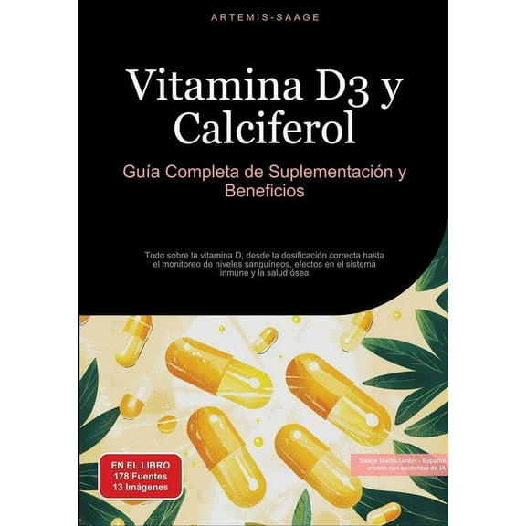 Vitamina D3 y Calciferol: GuÃ­a Completa de SuplementaciÃ³n y Beneficios: Todo sobre la vitamina D, desde la dosificaciÃ³n , (Paperback)