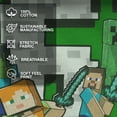 thumbnail image 4 of Minecraft Boys' Happy 6th Birthday Graphic T-Shirt, Kelly Green,, 4 of 9