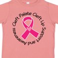 thumbnail image 4 of Inktastic Cleft Palate Cleft Lip Awareness Ribbon Boys or Girls Toddler T-Shirt, 4 of 5