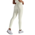 thumbnail image 1 of Nuevos pantalones de yoga de cintura alta sin costuras para mujer - Efecto lifting, tejido que absorbe el sudor - Leggings opacos para gimnasio/yoga, 1 of 6