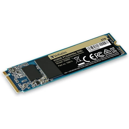 UPC: 0023942708742 | VERBATIM 2TB VI3000 PCIe Gen 3.0 x4 NVMe M.2 2280 INTERNAL SSD