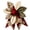 A, variant on DIY Large Patchwork Bow Sewing Kit, Farmhouse Folded Fabric Flower Door Hanging Craft Set with Pre-Cut Fabrics, Batting and Instructions for Wall Window Porch Decor (A)
