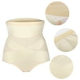 thumbnail image 6 of Unique Bargains 1 Pcs High Waist Women Slimming Body Shaping Tummy Control Shapewear Control Panties Underwear Beige 3XL, 6 of 7