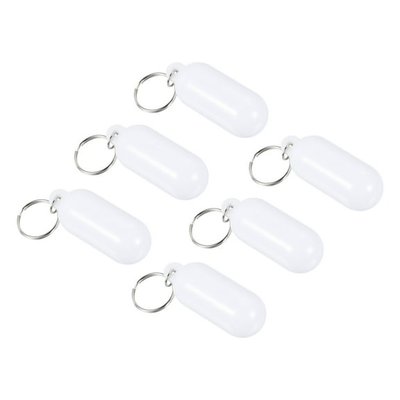 Uxcell Floating Keychains Marine Sailing Key Chain Buoyant Keyrings White