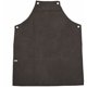 thumbnail image 3 of Tablon de cocinero de lona gris oscuro para barbero, barista, camarero, chef, peluquería, uniforme de catering, ropa de trabajo, monos antisuciedad, 3 of 5