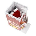 thumbnail image 4 of Poupée Cheminée d'Escalade Père Noël Jouet Électrique avec Musique Cadeaux de Noël, 4 of 5
