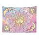 thumbnail image 1 of Tapiz psicodélico hippie con diseño de sol y luna celestiales místicos y estrellas para colgar en la pared (51,2 x 59 pulgadas), 1 of 5