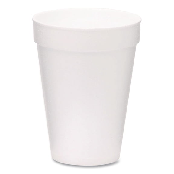 14 oz Foam Drink Cups - White (1000/Carton)