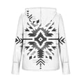 thumbnail image 4 of LEKWK Women's Fashion Hoodies & Sweatshirts Regular Fit Hooded Long Sleeve Tops Regular Fit Native Southwestern Print Sweatshirts Vintage Tribal Design Vacation Lounge Outfits, 4 of 5