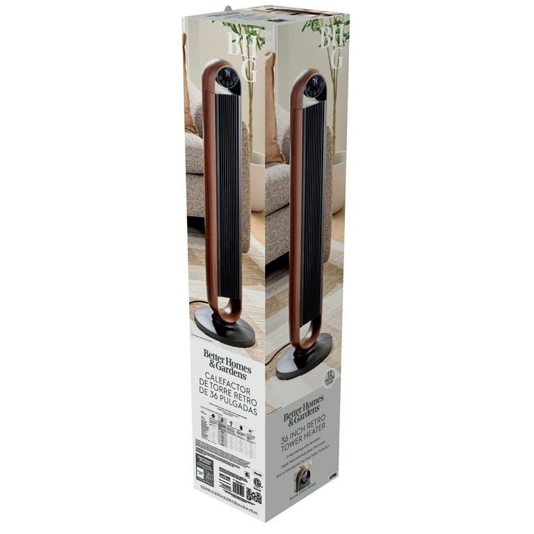 Better Homes Gardens 36'' 1500W Electric Heat Settings