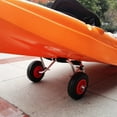 thumbnail image 2 of 1 Par Resistente Pinchazos Neumáticos De Goma Rueda Roja - Kayak Del Remolque Fàcil de Instalar Accesorios SM SunniMix Ruedas del carro del kajak, 2 of 8
