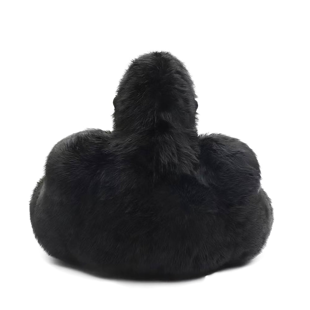6.56ft Gorilla Inflatable Luxury Sofa Furry Plush Indoor Orangutan Furniture Sofa