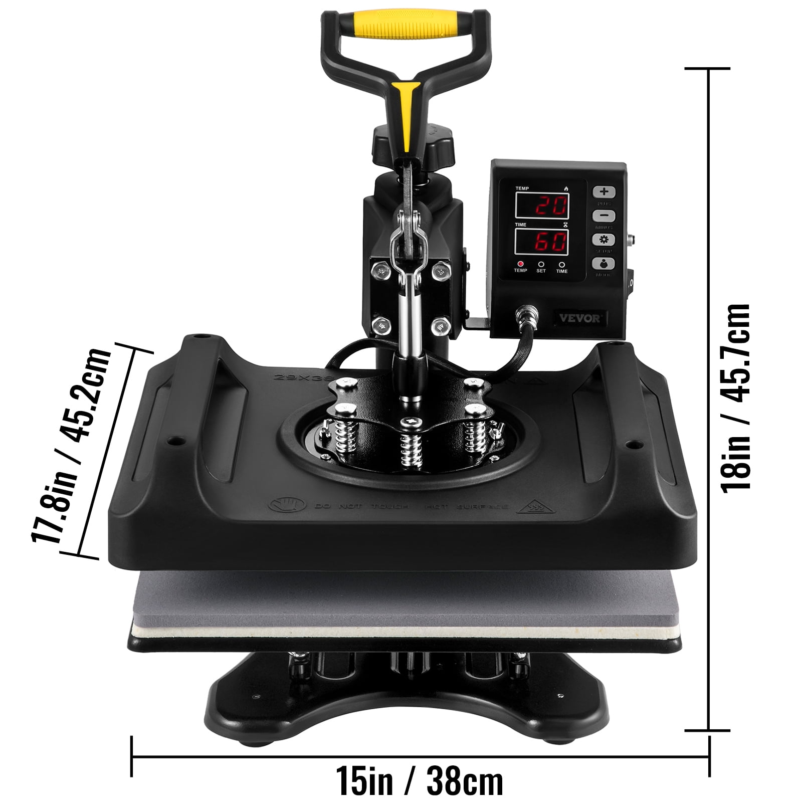 VEVOR Heat Press Machine Sublimation 12 x 15 inch