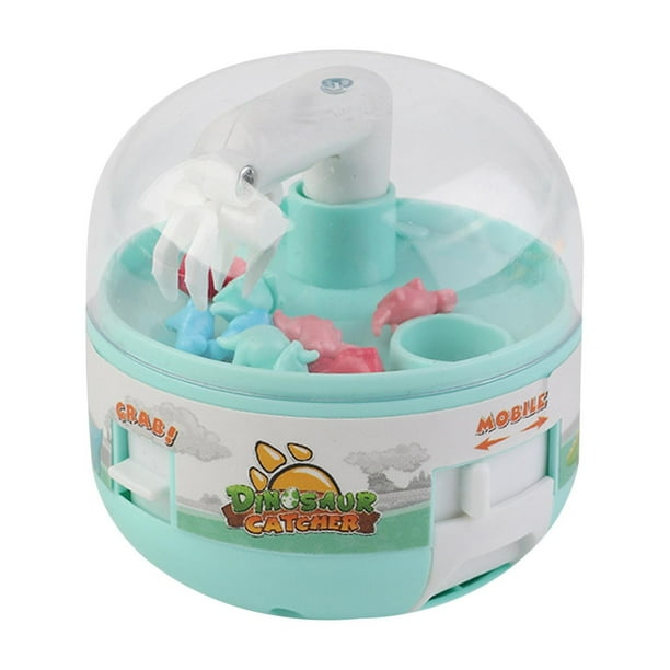 Mini máquina de juguete con forma de garra de dinosaurio para niños de más de 3 años con 8 dinosauri