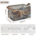 thumbnail image 3 of Wobogo Deep Sea Octopus Storage Basket 16.9×11.4×10in Collapsible Oversized with Metal Iron Frame, 3 of 8
