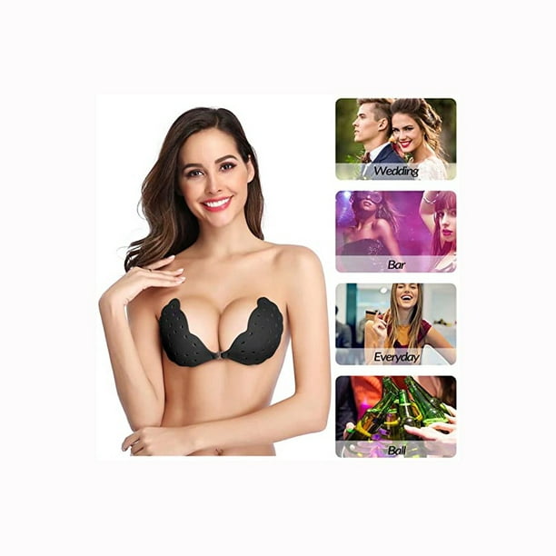 Buy Stress Backless Sticky bra for Women Push up Self-Adhesive Bras for DD  Cup Online at desertcartINDIA