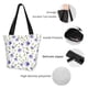 thumbnail image 4 of Balery Purple Chicory Bolsa de Hombro con Diseño, Bolsa Grande y Duradera, Bolsa Versátil para Compras, 4 of 6