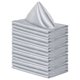 thumbnail image 1 of Nvzi Servilletas de poliéster, 16,92 x 16,92 pulgadas, servilletas de tela lavables para cenas en restaurantes, bodas y festividades, paquete de 10, color gris, 1 of 4