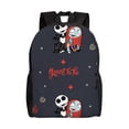 thumbnail image 1 of Goofa The Nightmare Before Christmas Pattern Large Capacity Backpack – Padded Laptop Compartment, Ergonomic Design for School, Work, Travel, and Outdoor Activities, 1 of 8