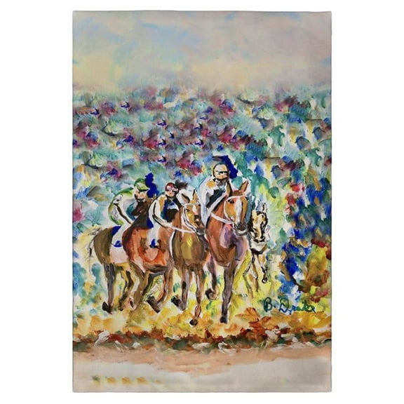 Betsy Drake GT1396 Four Racing II Guest Towel